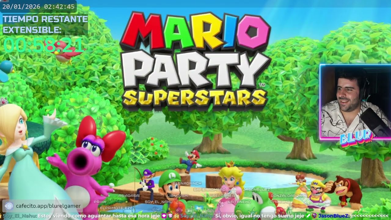 Cerrando con MARIO PARTY SUPERSTARS ft Lis, Jason y Ducreth! | EXTENSIBLE BLURCUMPLE 2026! [20/1/26]