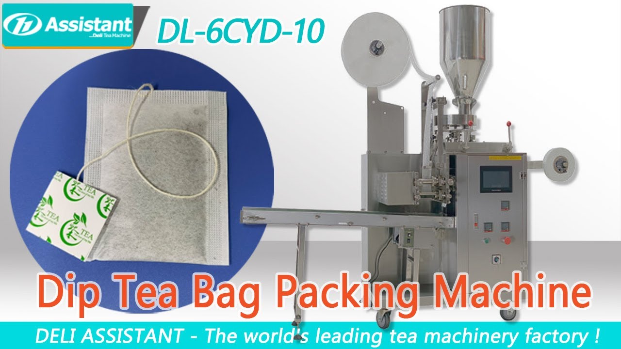 Automatic Square Tea Bag Packing Machine With Label  Small Tea Bag Packing Machine Factory Price
