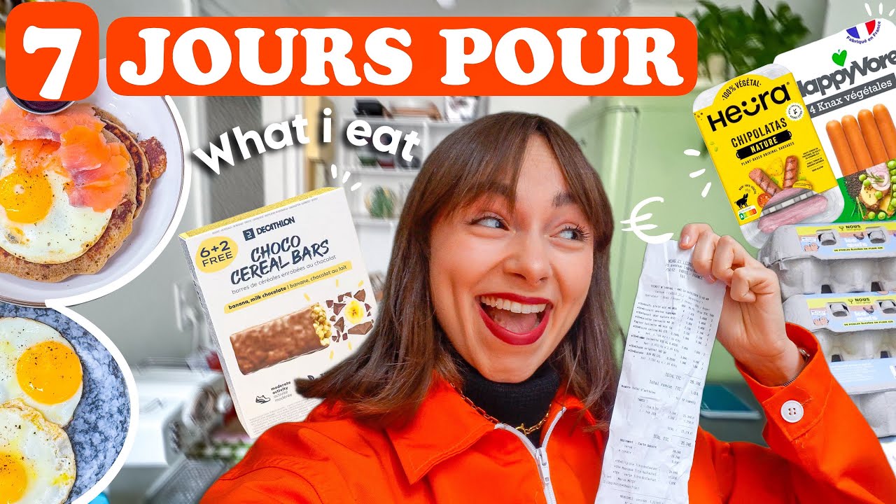 7 JOURS POUR : Haul courses, Repas de flemme (petits prix) + Adresses de brunch