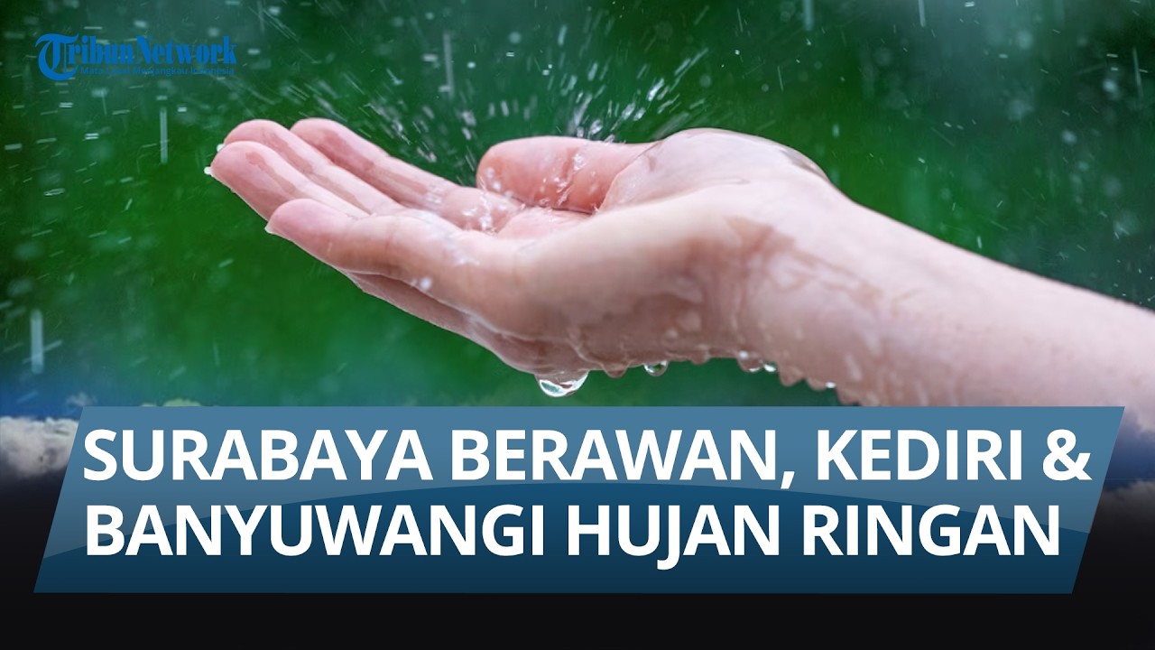 Surabaya Berawan, Banyuwangi & Kediri Hujan Ringan. Info Cuaca Jawa Timur, Kamis (19 Februari 2025)