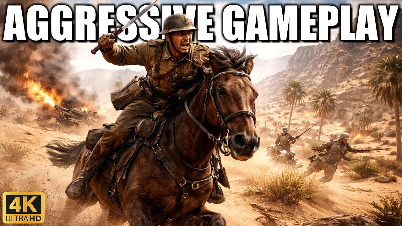 Dominando el mapa con el caballo 🐎🔥 | Battlefield 1- (Sin Comentarios) - [4K 60FPS]