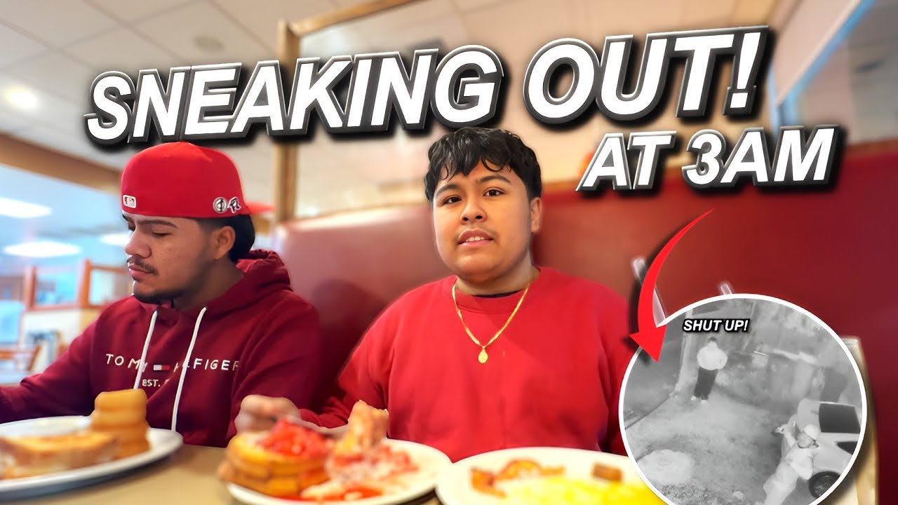 SNEAKING OUT at 2AM PRANK! *I got caught*