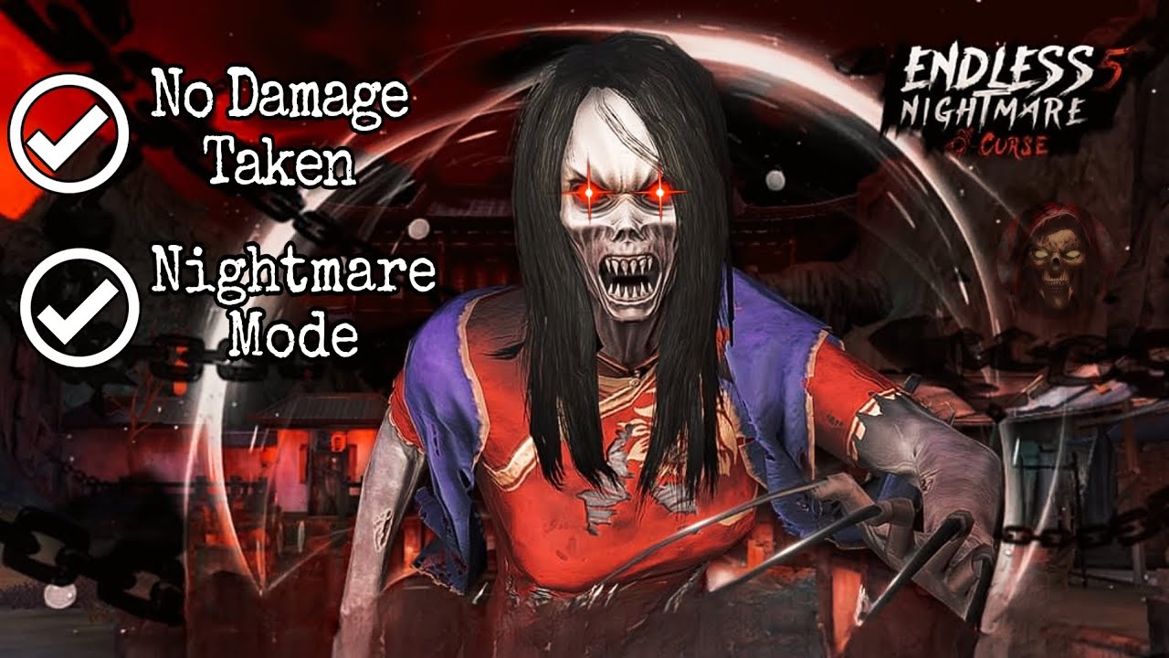 Endless Nightmare 5 Nightmare Mode But Without Taking Any Damage || by AS ActionMode