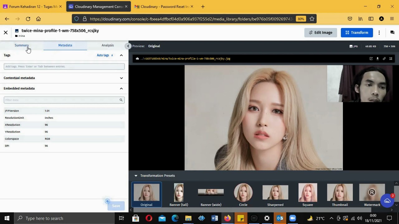 Tutorian Menggunakan Cloudinary