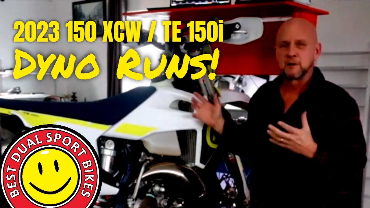 2023 KTM 150 XCW, Husqvarna TE 150i horsepower in 4th and 5th gear with air fuel ratios