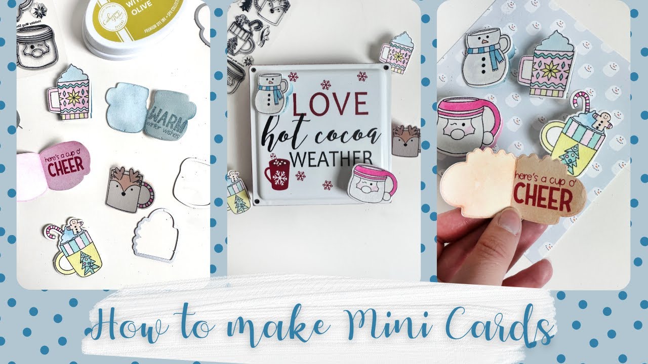 Make Mini Cards using your Die Cuts!