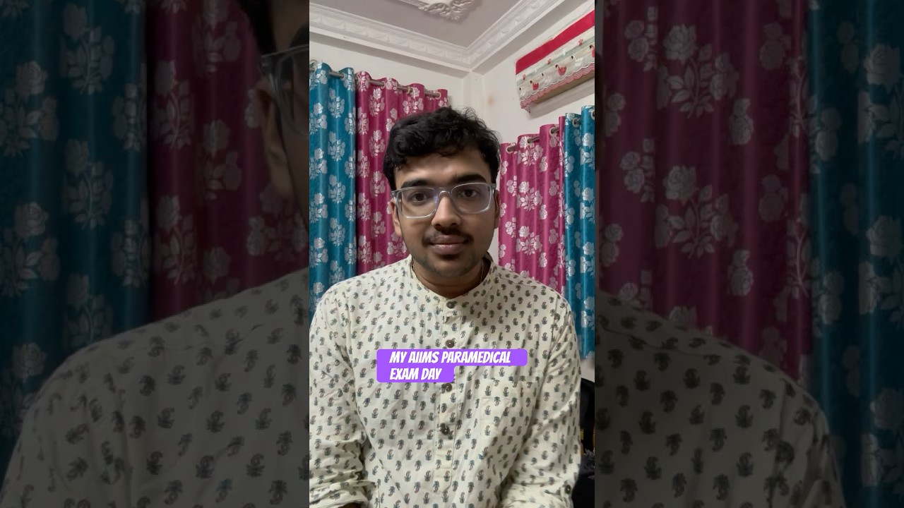 My AIIMS Paramedical Exam Day in 60seconds||AIIMS|| #bmlt #aiimsbti #aiims #aiimskalyani #neet