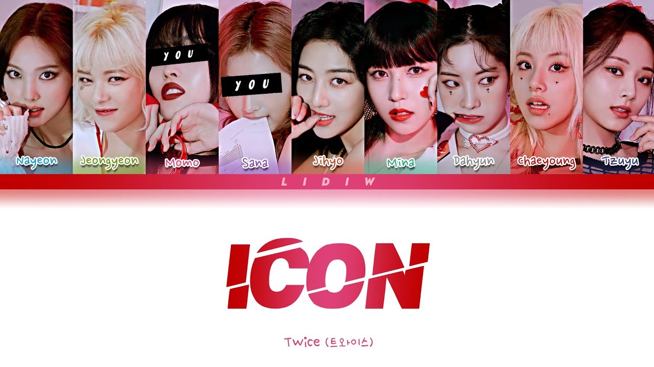 Twice || Icon but you are Momo and Sana (Color Coded Lyrics Karaoke)