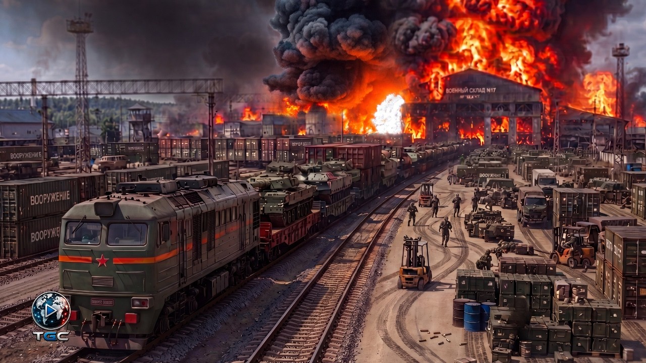 Ukraine STEALS Russian Military Train &mdash; Then WEAPONIZES It to BLOW UP a Military Rail Yard
