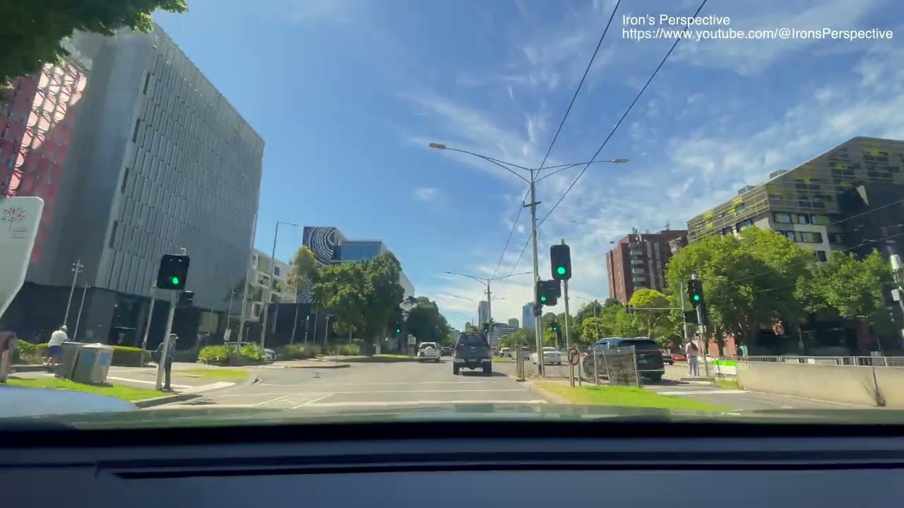 4K Scenic Drive in Melbourne City Streets | Relaxing Background Video – 7297