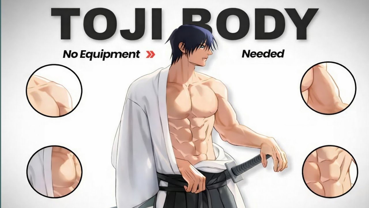 Build a Body Like Toji Fushiguro (Anime Aesthetic Workout)