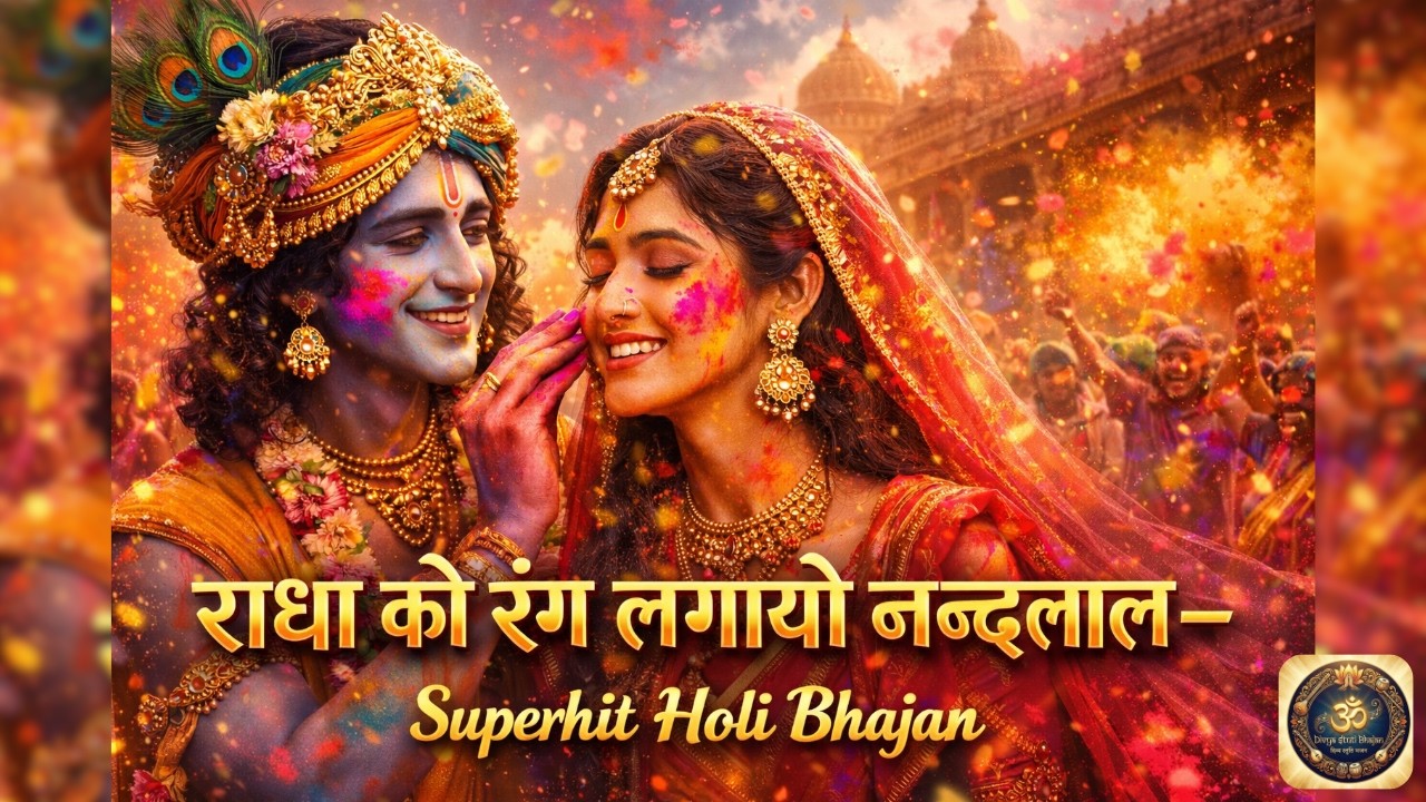 राधा को रंग लगायो नन्दलाल | Radha Ko Rang Lagayo Nandlal | Radha Krishna Holi Bhajan | Divya Stuti �