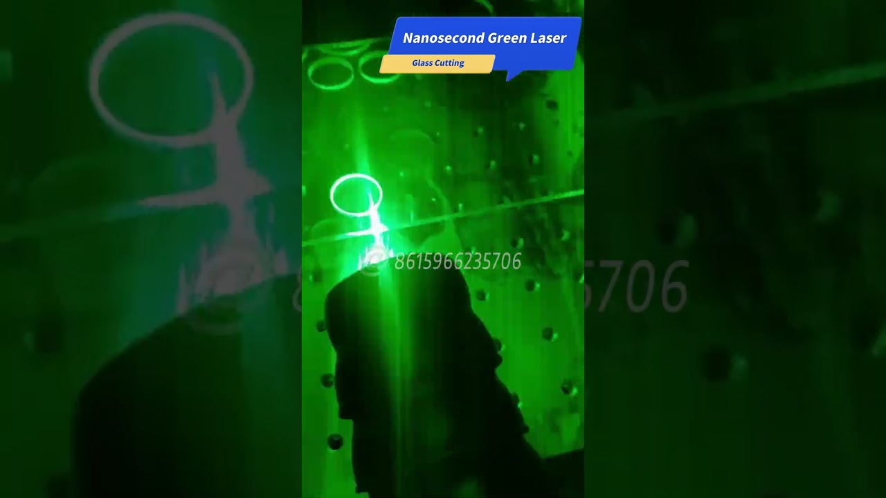 Nanosecond Green Laser Glass Cutting Machine