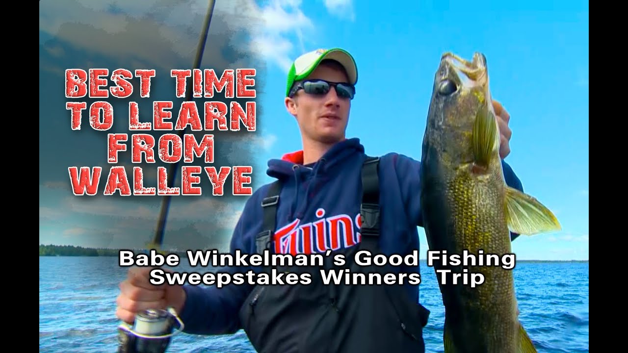 Best Time To Learn From Walleye - Sweepstakes Winners Trip