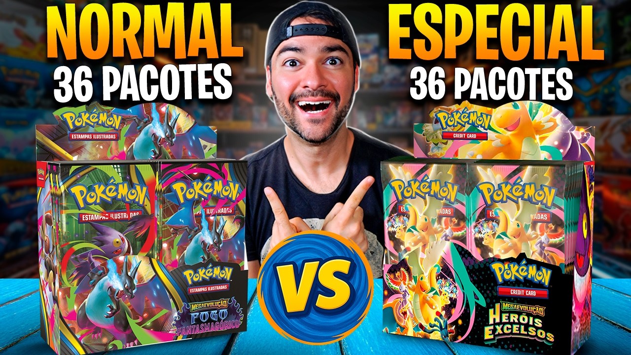 Abri Cartas Pokémon NORMAL vs ESPECIAL!!!
