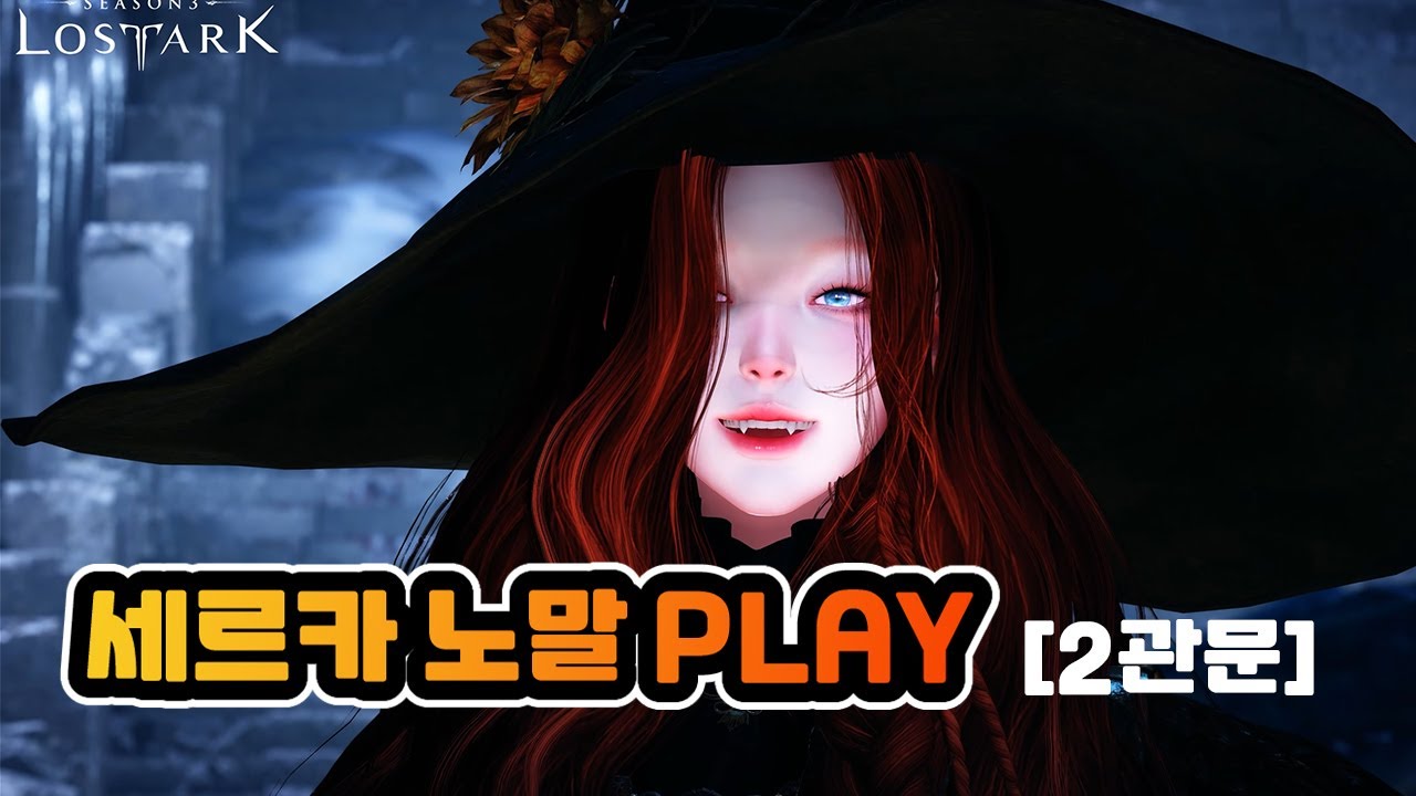 [로스트아크] 세르카 노말 2관문 클리어 영상 (도화가 시점)