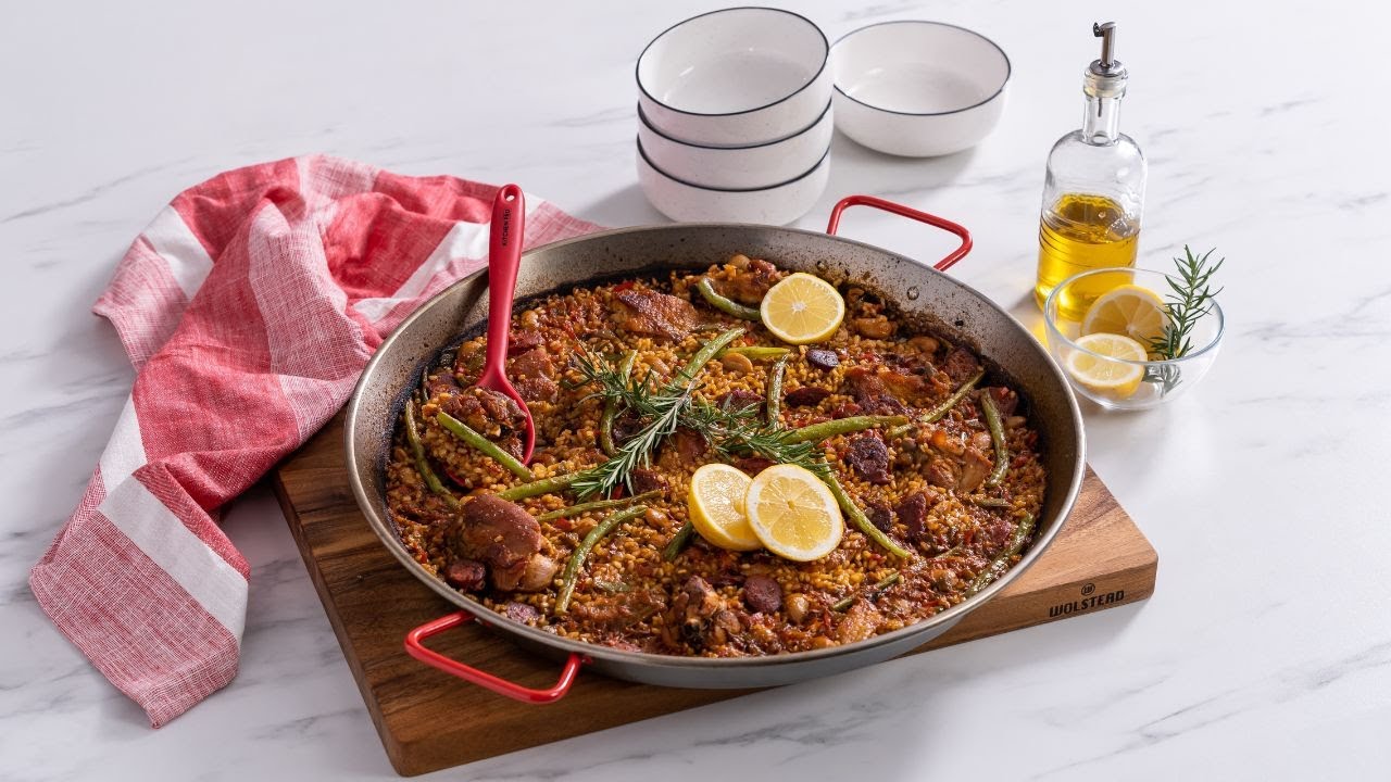 Как приготовить *самую лучшую* паэлью с курицей и чоризо!