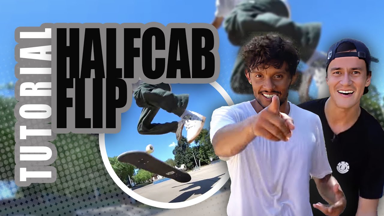 GUILHERME ABE ENSINA HALFCAB FLIP | TUTORIAL DE SKATE COM SCARPA #6