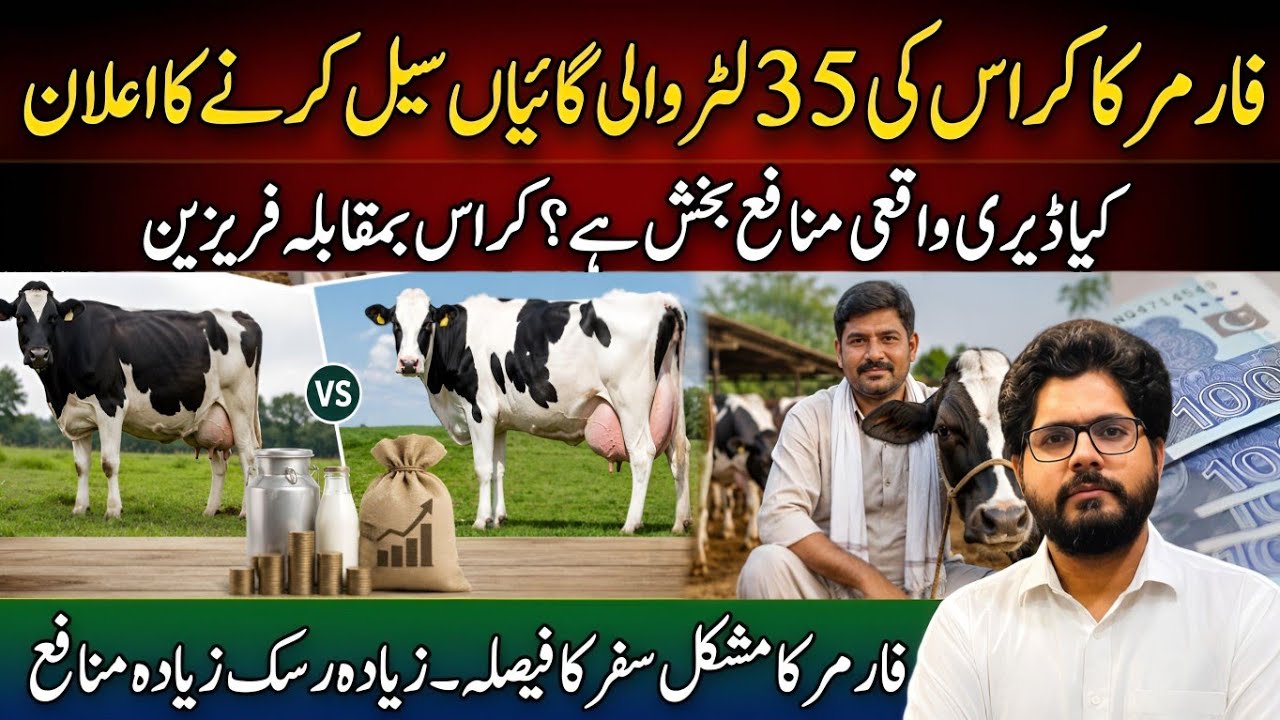 Farmer selling 35 Liter cross cows II Is dairy really profitable II Farmer risky decision on breed