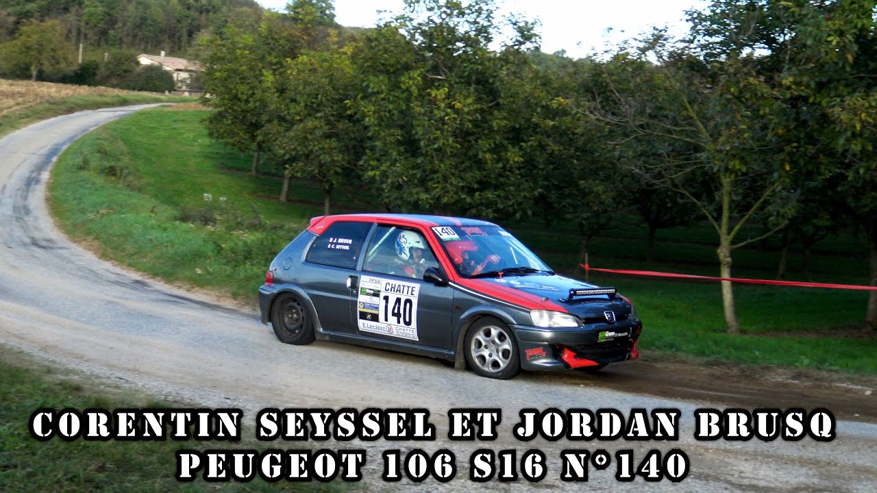 Rallye de la Noix de Grenoble 2023 - Peugeot 106 S16 N°140 - Corentin SEYSSEL et Jordan BRUSQ