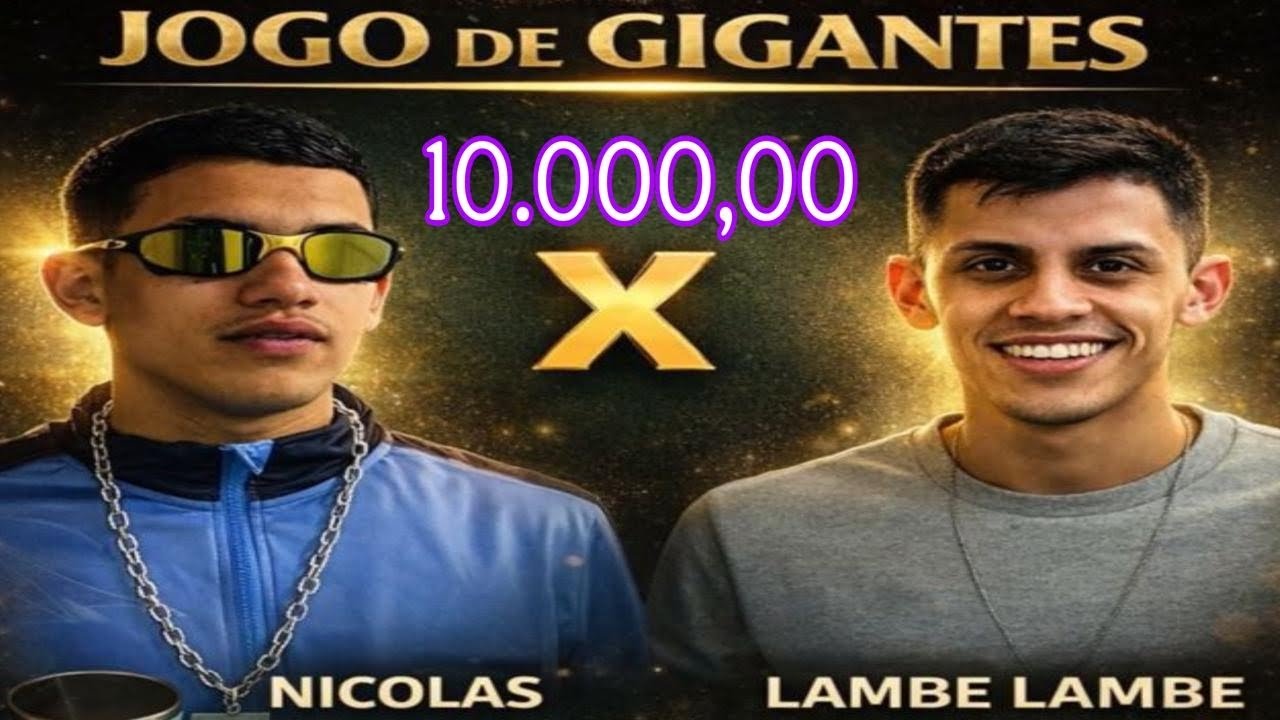 Lambe Lambe X Nicolas #sinuca ao vivo #sinuca