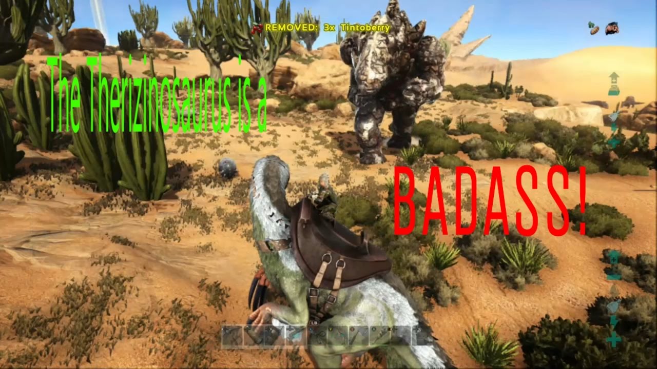 Ark Survival Evolved Scorched Earth Diaries PT. 6 The Therizinosaurus is a BADASS