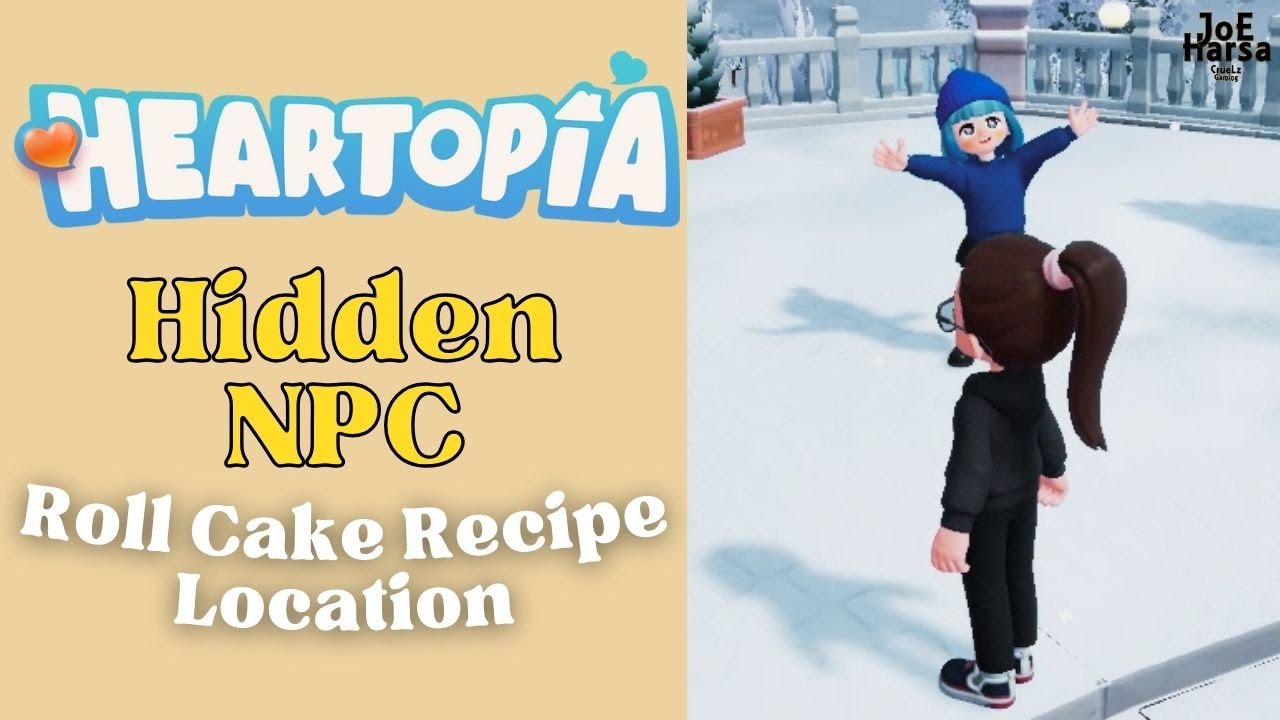 Heartopia Hidden NPC When It Rains? | Roll Cake Recipe Location