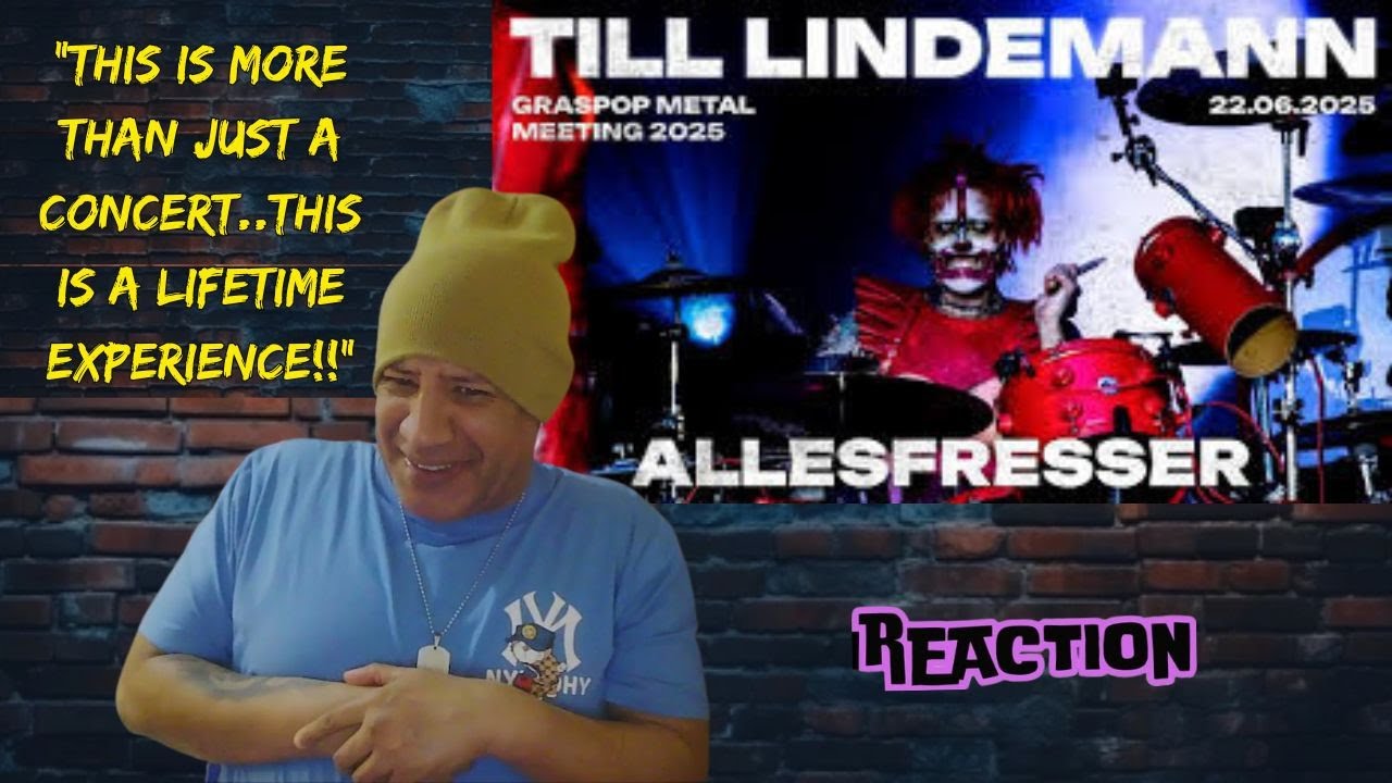 Till Lindemann -  Allesfresser PROSHOT LIVE 22 06 2025 Graspop Metal Meeting  MUSIC REACTION