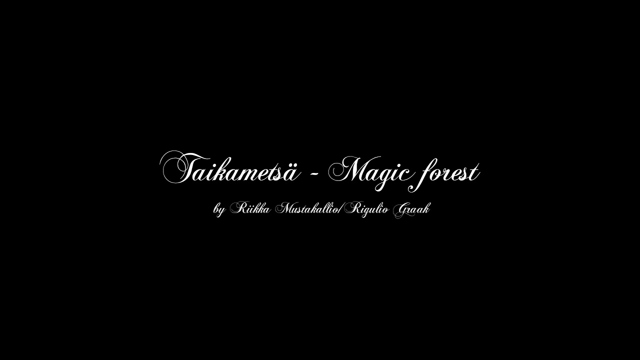 taikamets&auml; magic forest promo audio