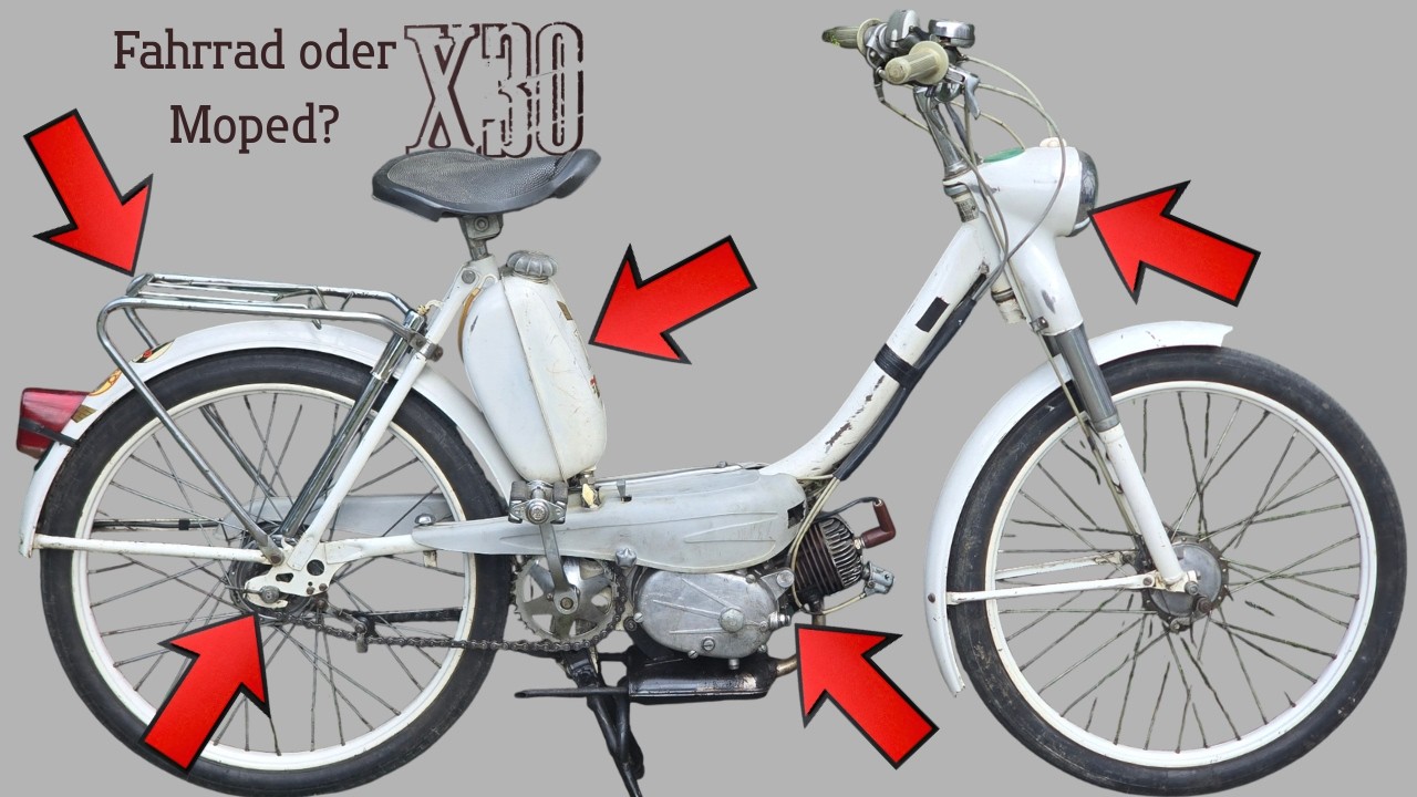 Veraltet vom Band gelaufen? Old Start Cold Start Puch X30 (Velux)