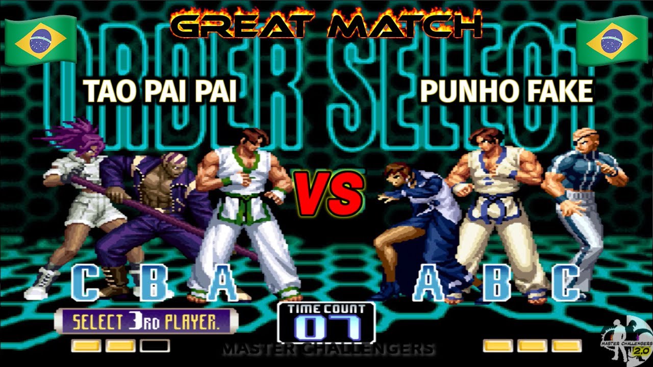 🔥 !Tremenda Batalla! Mestre Tao Pai Pai vs Punho Fake FT10  KOF 2002