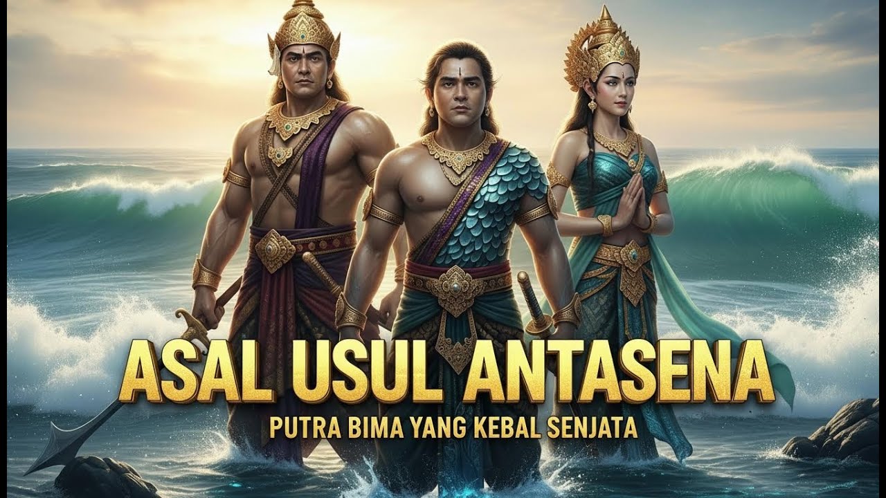 ASAL USUL ANTASENA | KISAH KSATRIA LAUT PUTRA BIMA YANG KEBAL SENJATA | CERITA WAYANG JAWA