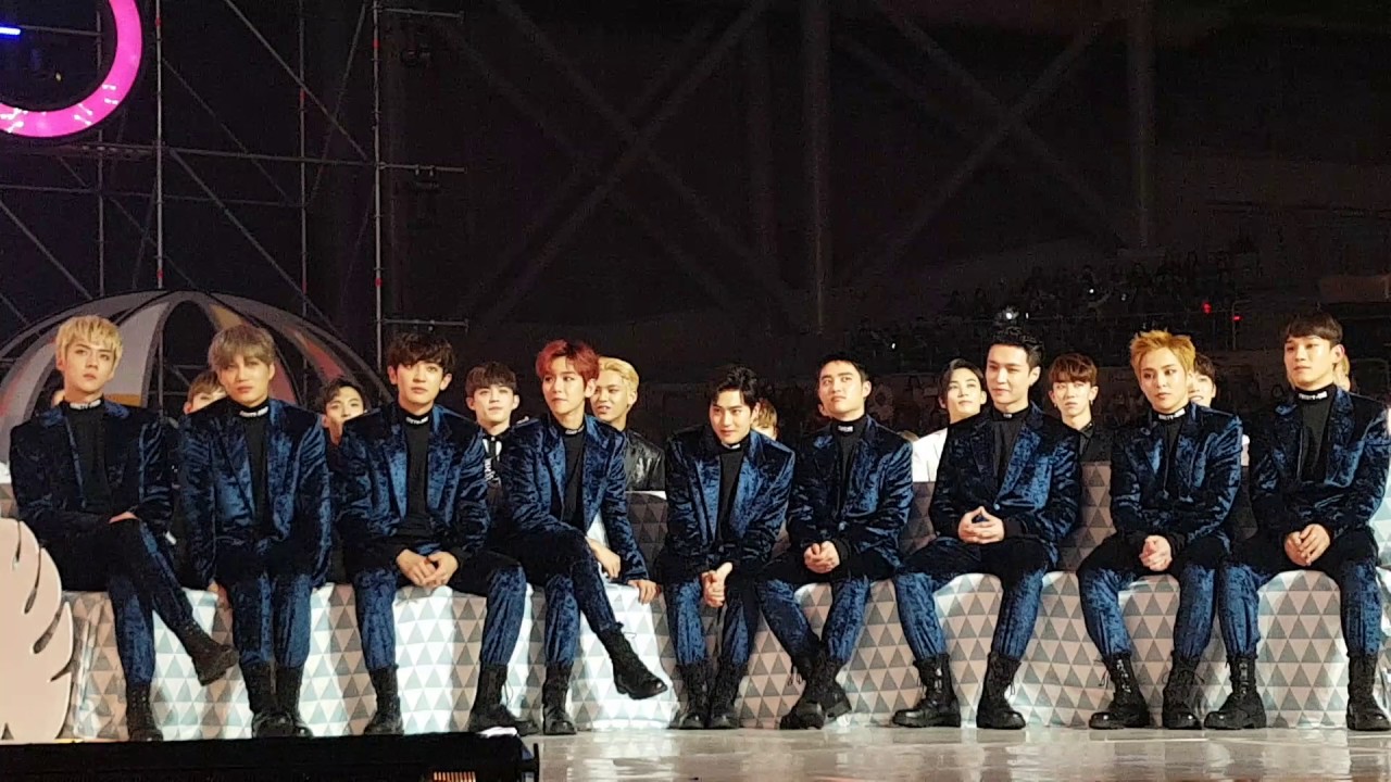 161119 멜뮤 엑소 비와이님 수상 축하 'ㅅ'!!!!!!!!!(exo reaction to Bewhy award)
