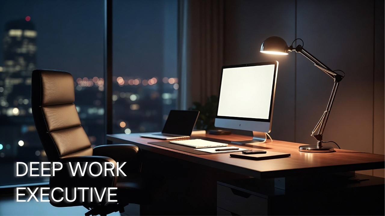 Luxury Focus Music for Deep Work | Executive Productivity Session (No Vocals)