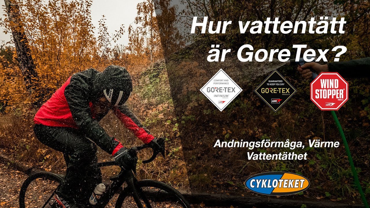 Gore Tex Cykelkläder | Stort test av vattentäthet!