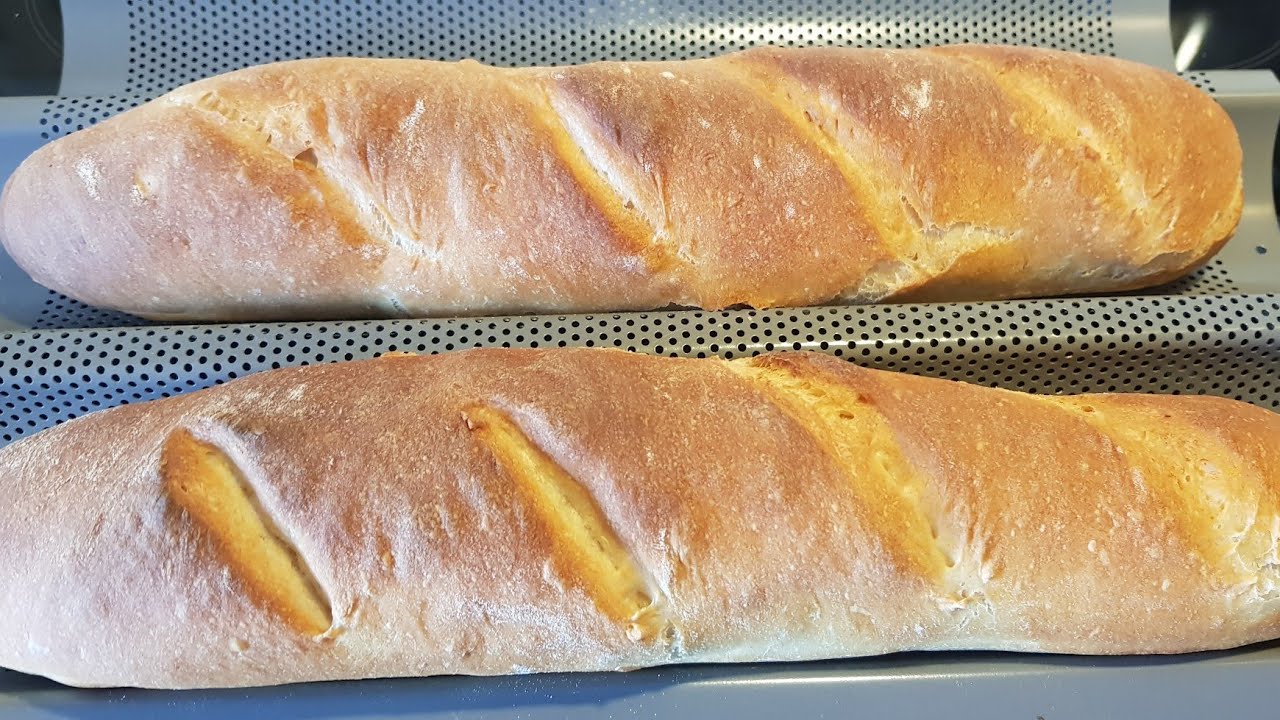 طريقة عمل خبز الباجيت الفرنسي شي روعة French baguette
