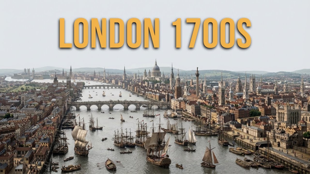 What London Looked Like in the 1700s – AI Reconstruction