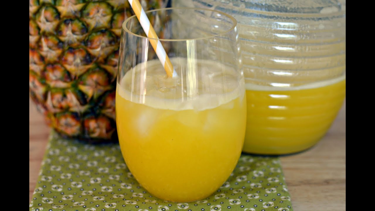 JUGO DE PIÑA | Cómo Hacer Un Jugo de Piña | SyS