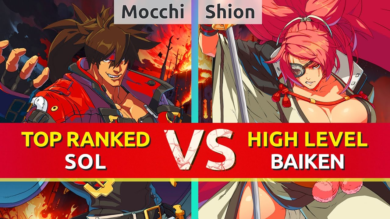 GGST ▰ Mocchi (TOP Ranked Sol) vs Shion (Baiken). High Level Gameplay