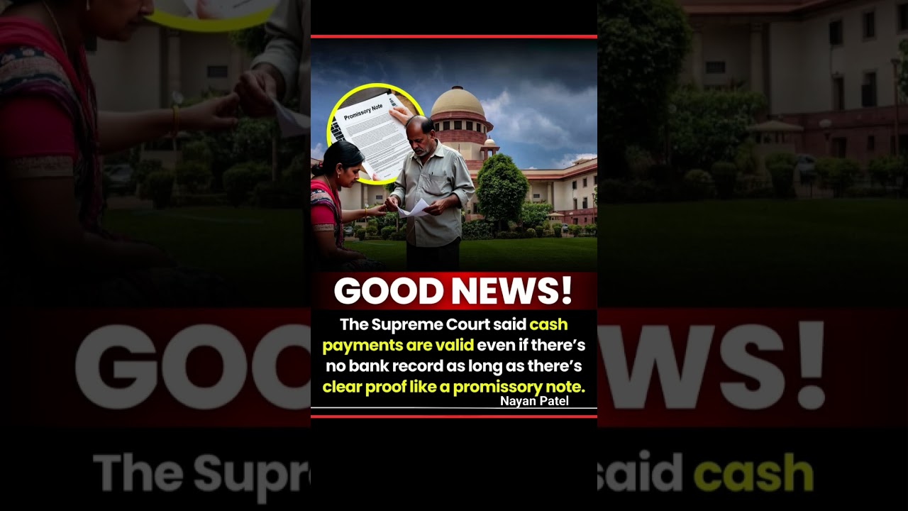 ⚖️ Supreme Court Ruling: Cash Payments Are Valid ⚖️ #shorts #SupremeCourt #LegalUpdate #Finance