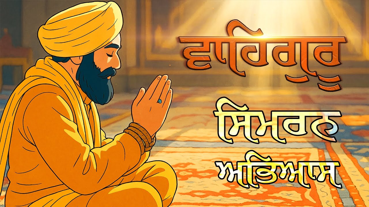 WAHEGURU NAAM SIMRAN ABHIYAS | Students- Gurdwara Prabh Milne Ka Chao Moga | Bhai Dilpreet Singh 4