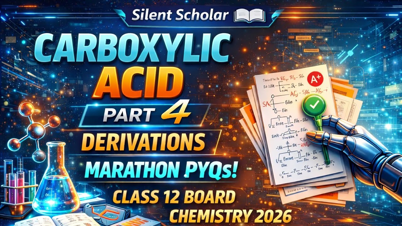 Carboxylic Acids Part 4 | PYQs Marathon | Class 12 Board Chemistry 2026 #chemistry 