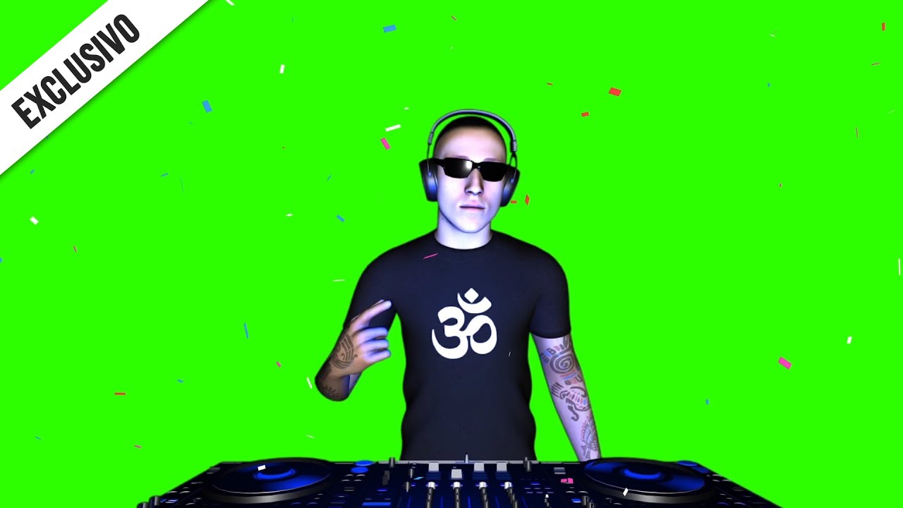 Party Dj / Green Screen - Chroma Key