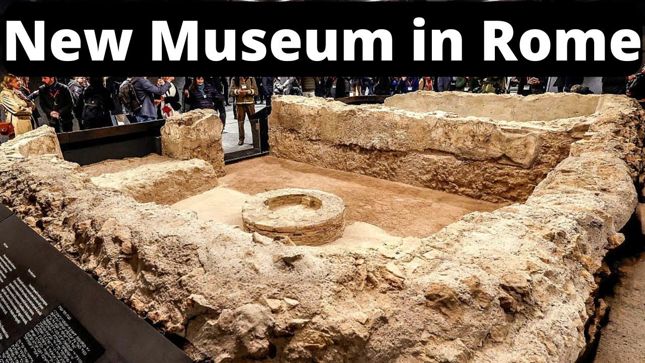 Rome Italy, New Archaeological site in Rome