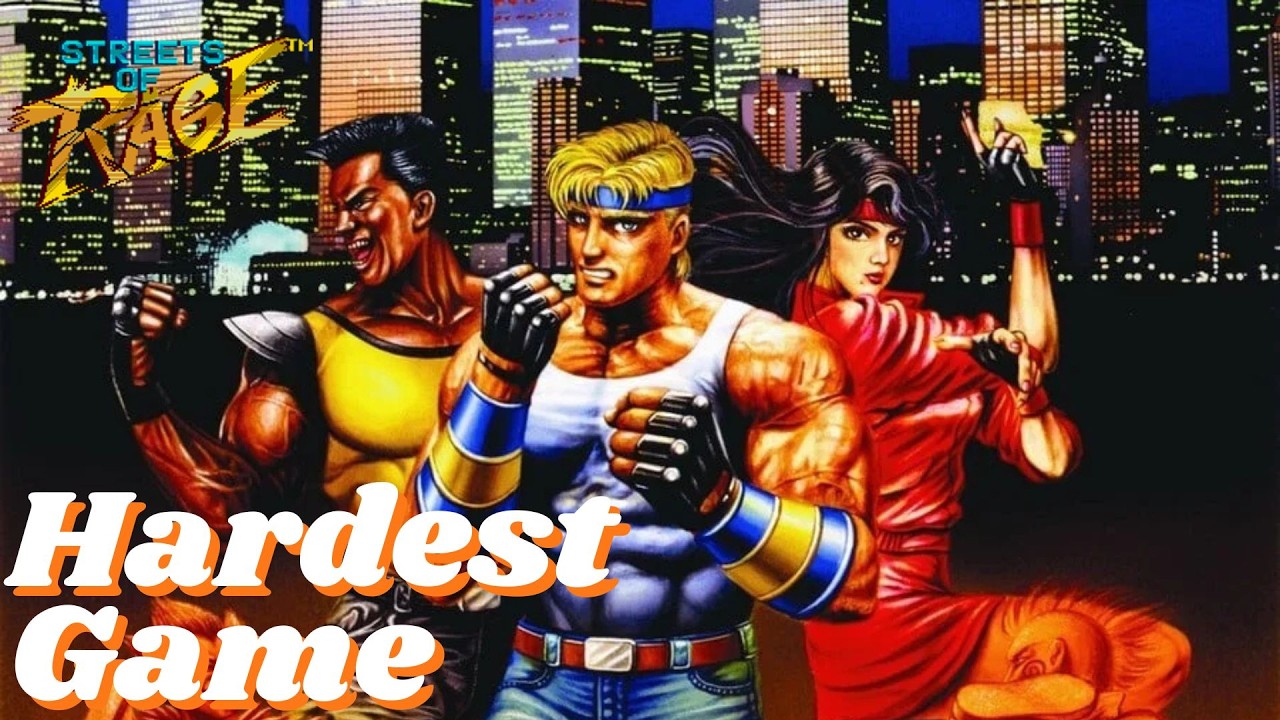 ✅[segagenesis] Streets of Rage  (USA) Axel Stone | Hardest Difficulty - mega drive - No OpenBOR