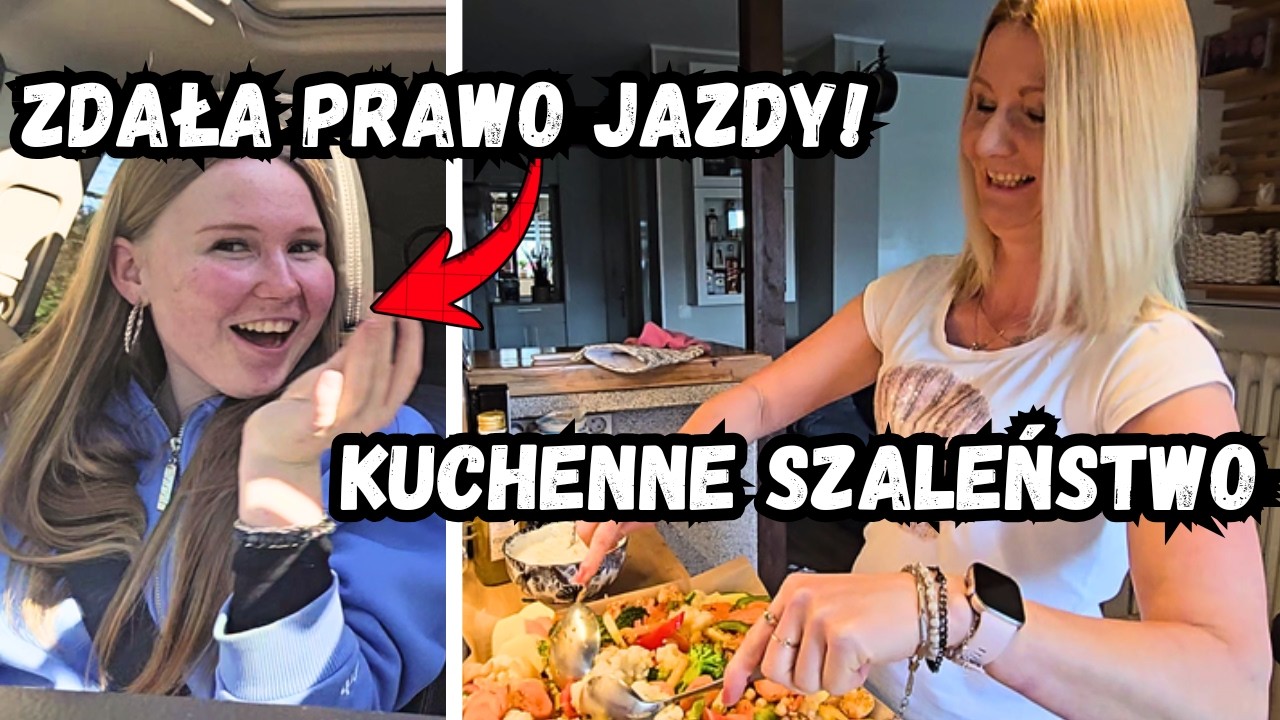 AMELIA ZDAŁA PRAWO JAZDY! 🚗 A GABI W TYM CZASIE SZALAŁA W KUCHNI!
