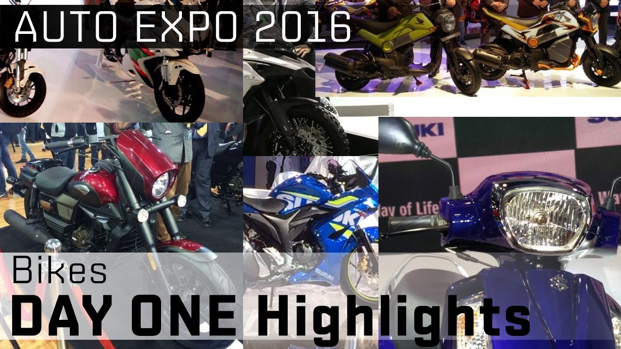 2016 Auto Expo :: Day One :: Highlights :: Bikes