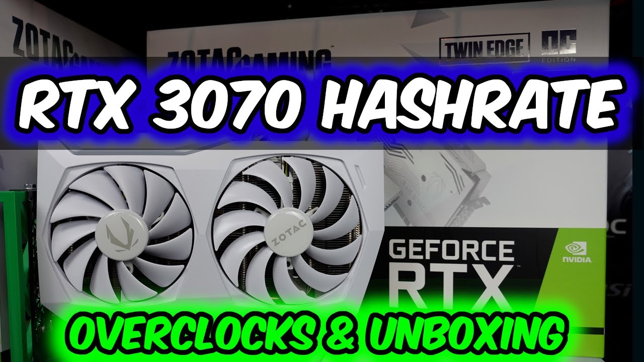 RTX 3070 Hashrate and OverClock