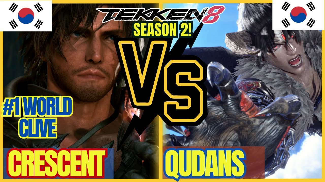 Tekken 8 Season 2 ▰ CRESCENT (CLIVE) VS QUDANS (DEVIL JIN) ▰ High Level Gameplay