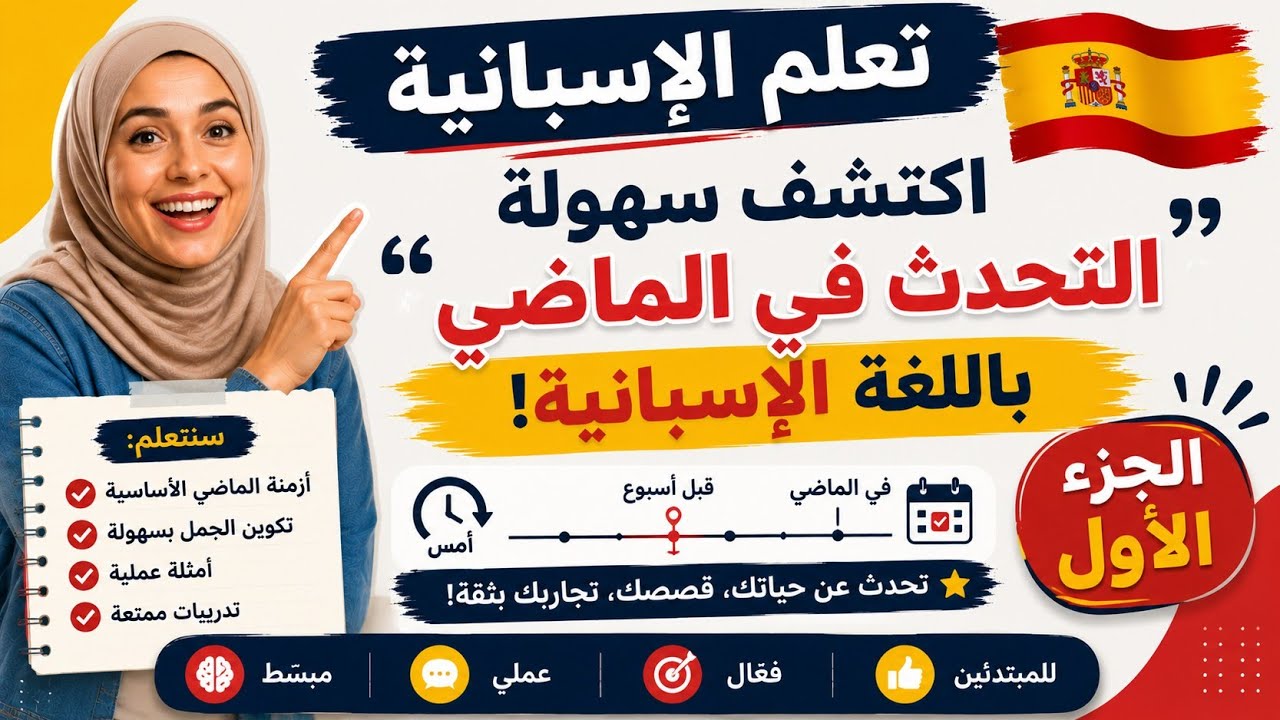 تعلم الاسبانية | اكتشف سهولة التحدث في الماضي باللغة الإسبانية!